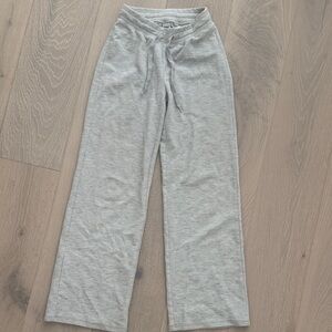 TNA Heather Gray Ribbed Lounge Pants